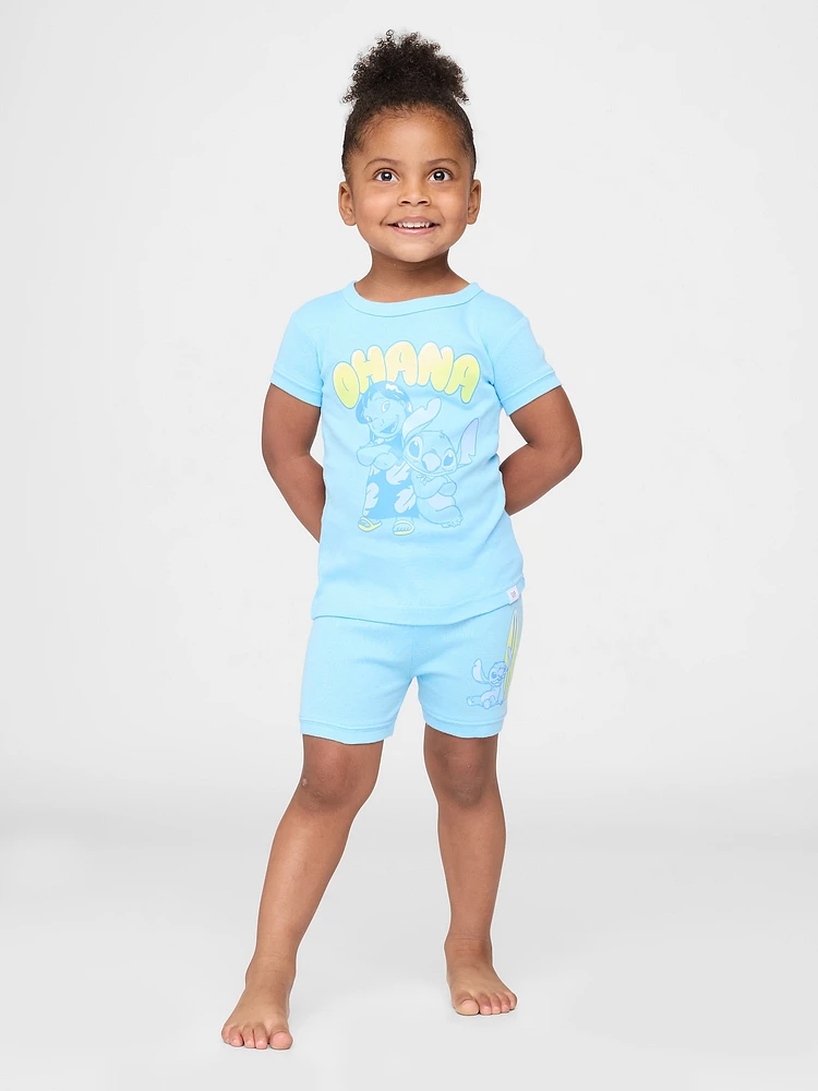Pyjama en coton biologique brossé Lilo et Stitch pour Bébé Tout-petit