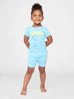 Pyjama en coton biologique brossé Lilo et Stitch pour Bébé Tout-petit