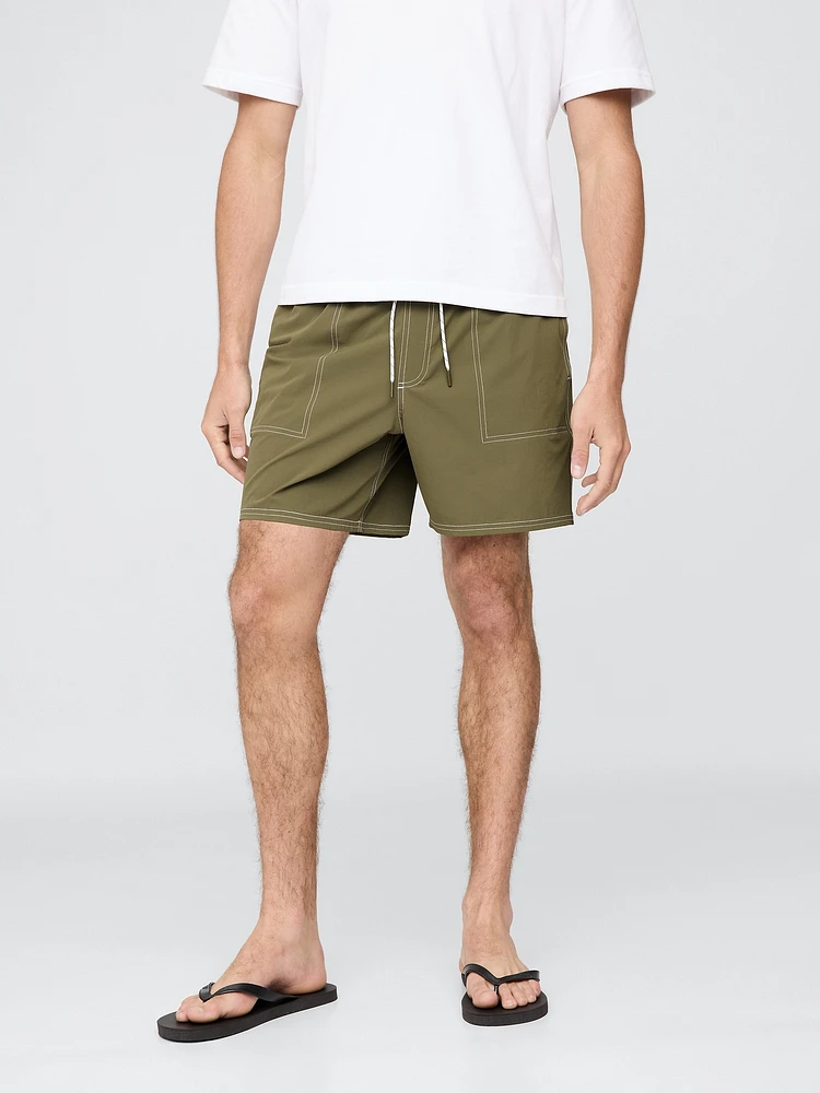 6" Swim Trunks