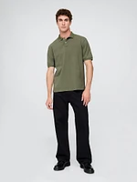 Relaxed Pique Polo Shirt Shirt
