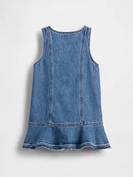 Baby & Toddler Denim Peplum Hem Dress