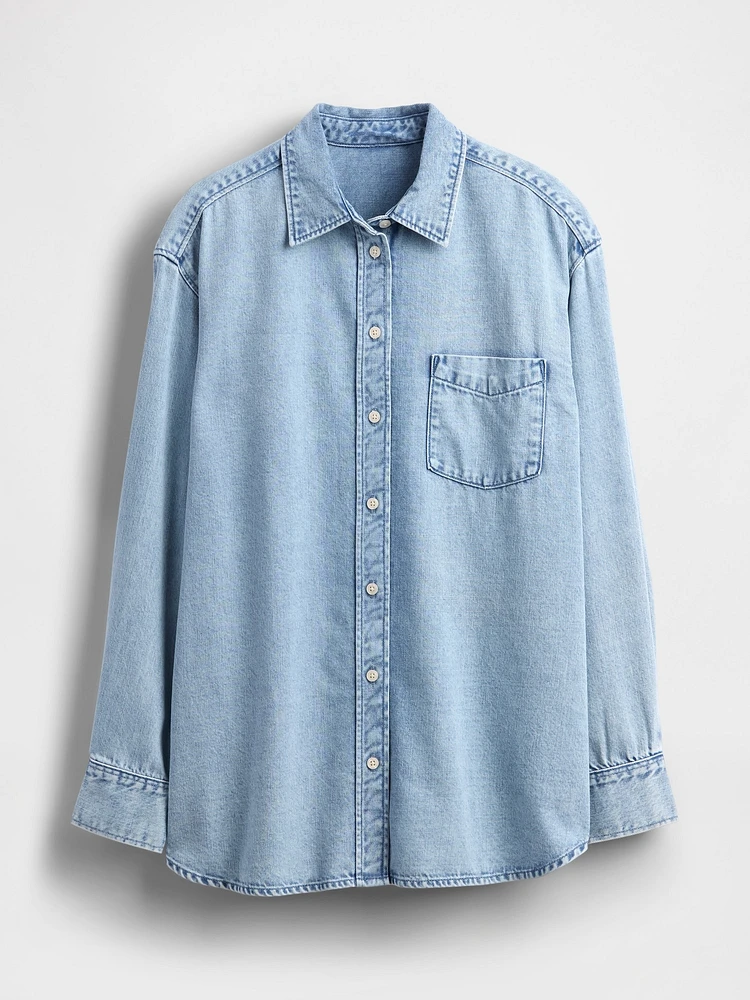 UltraSoft Denim Big Shirt