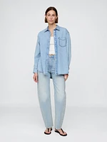 UltraSoft Denim Big Shirt