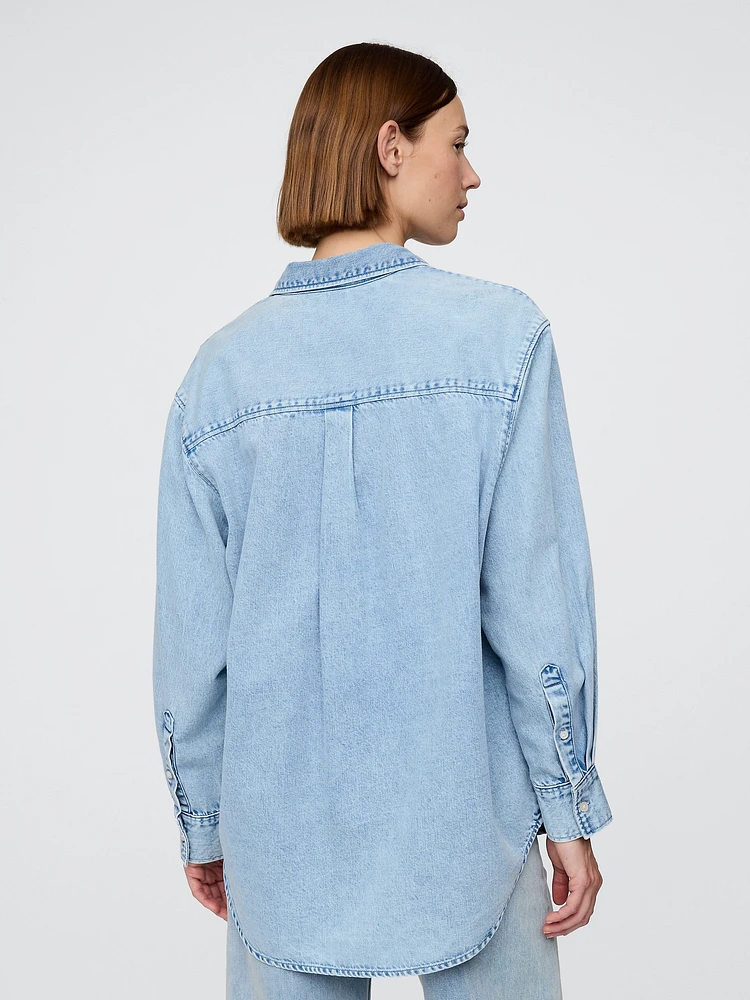 UltraSoft Denim Big Shirt