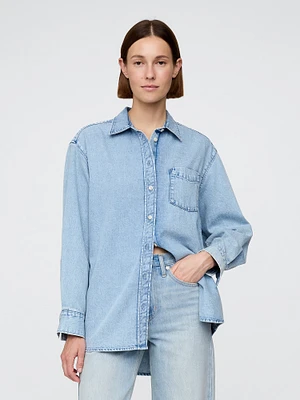 UltraSoft Denim Big Shirt