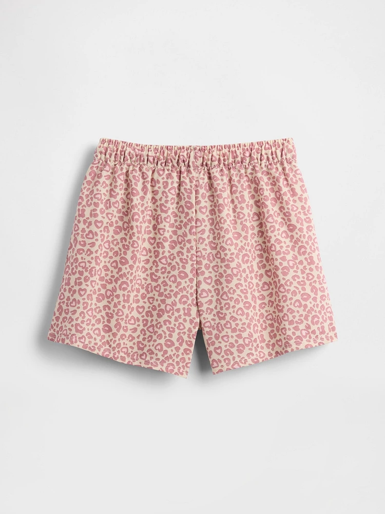 Kids Recycled Flannel PJ Boxer Shorts