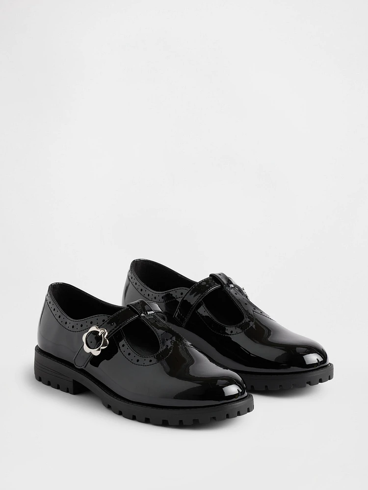 Kids T-Strap Loafers