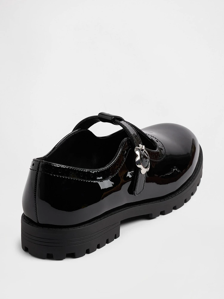 Kids T-Strap Loafers