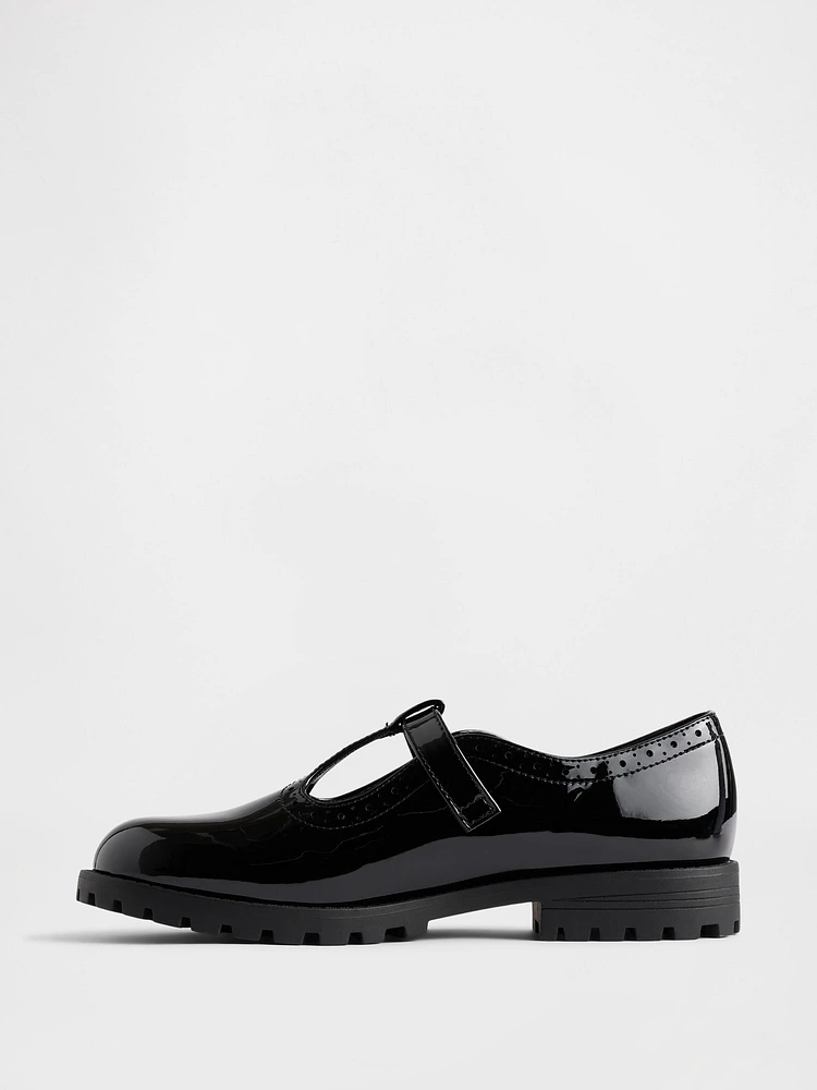 Kids T-Strap Loafers
