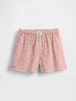 Kids Recycled Flannel PJ Boxer Shorts