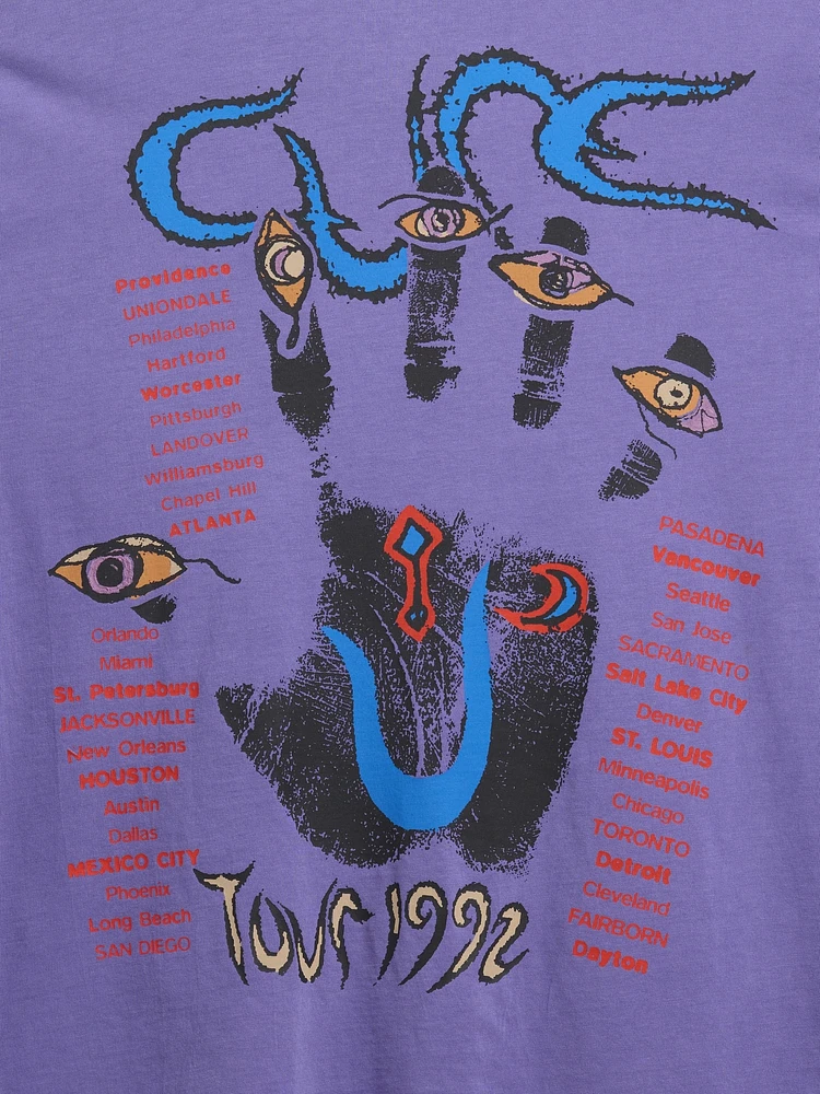 The Cure Wish Tour Relaxed Graphic T-Shirt