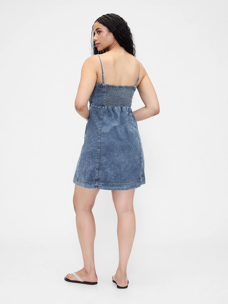 UltraSoft Denim Mini Dress