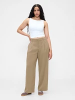 365 Low Rise Pleated Wide-Leg Trousers