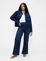 High Rise Relaxed Flare Jeans
