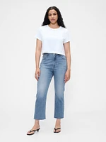 High Rise ’90s Straight Crop Jeans