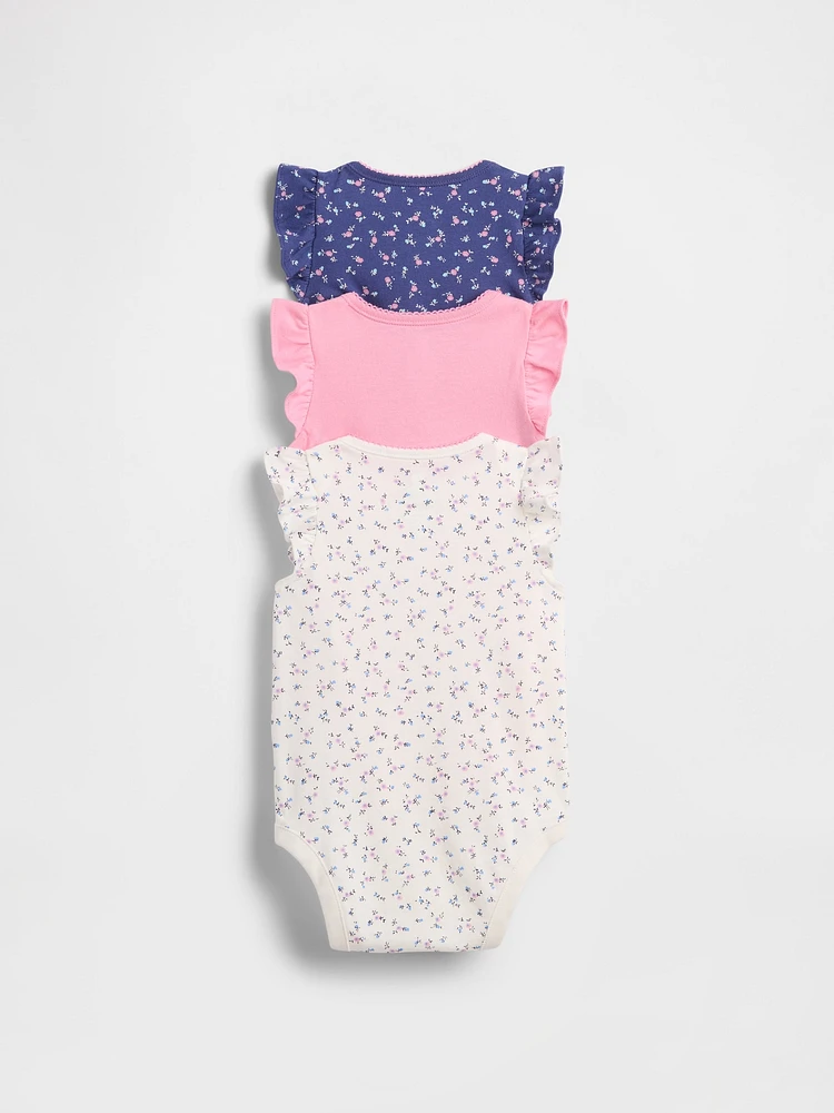 Baby First Favorites Organic Cotton Ruffle Bodysuit