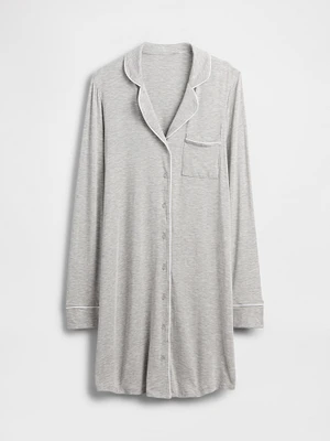 Maternity Modal PJ Shirtdress