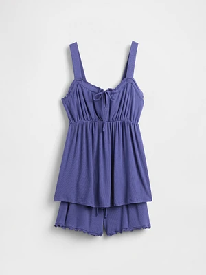 Modal Rib PJ Short Set