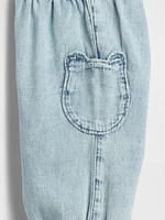 Baby Bear Pocket Denim Joggers