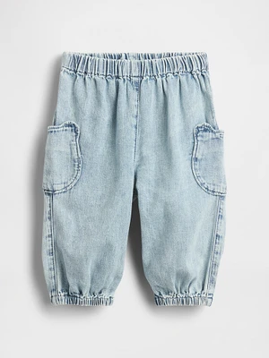 Baby Bear Pocket Denim Joggers