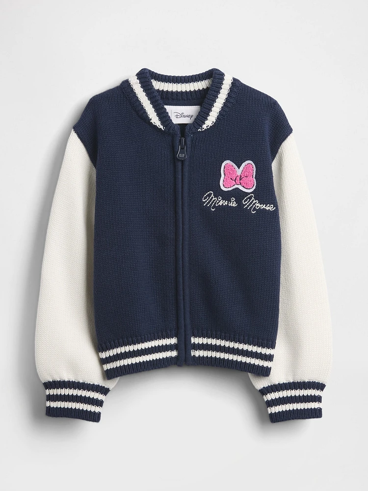 Gap × Baby & Toddler Minnie Mouse Varsity Sweater