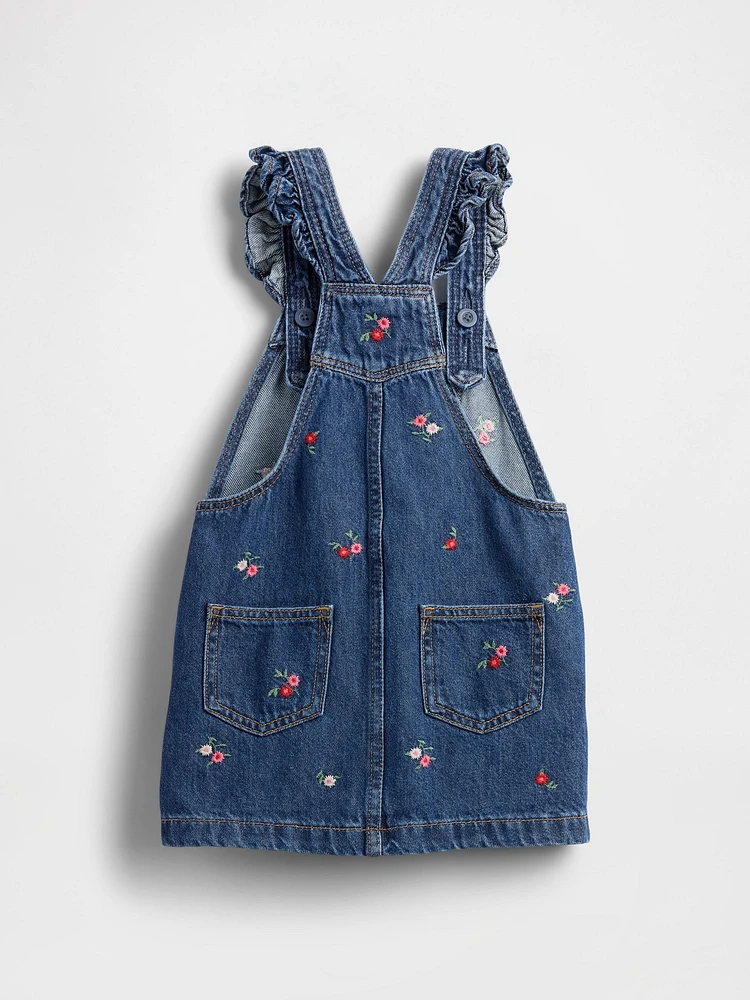 Baby & Toddler Denim Ruffle Skirtall