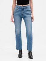 High Rise ’90s Straight Crop Jeans
