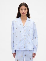Gap × Adult Poplin PJ Shirt