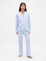 Gap × Adult Poplin PJ Shirt