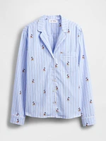 Gap × Adult Poplin PJ Shirt