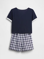 Kids Recycled PJ Short Set