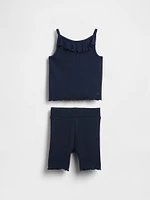 Baby & Toddler Ruffle Rib Outfit Set