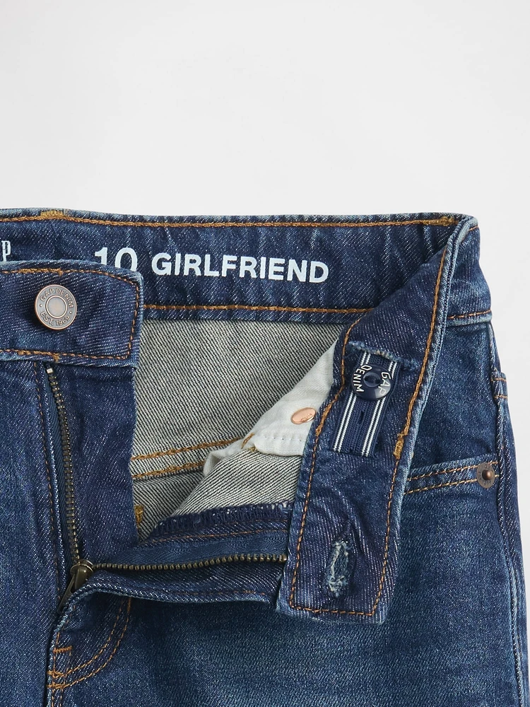 Kids Mid Rise Girlfriend Jeans