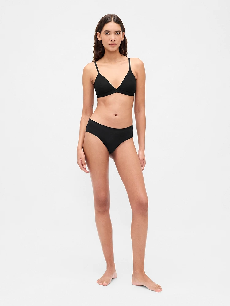 Organic Stretch Cotton Triangle Bra