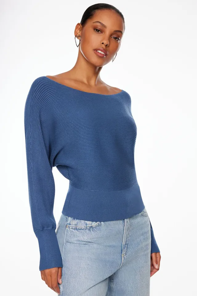 Smooth Boat Neck Long Sleeve Top