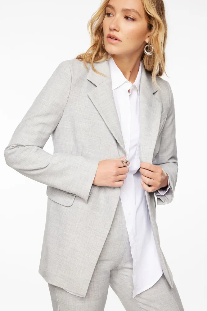 One Button Cinched Blazer