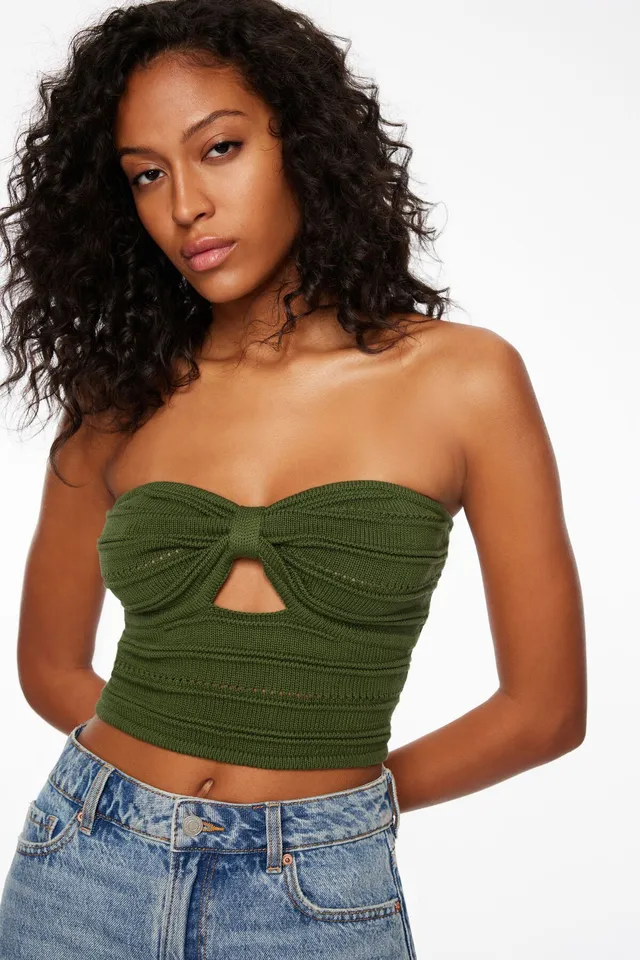Strapless Fitted Top