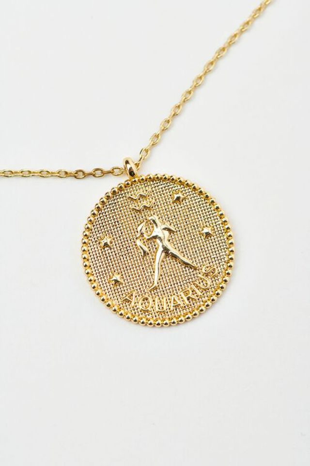 14K Gold Plated Zodiac Necklace