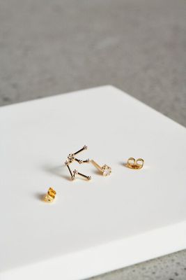 14K Gold Plated Constellation Earrings