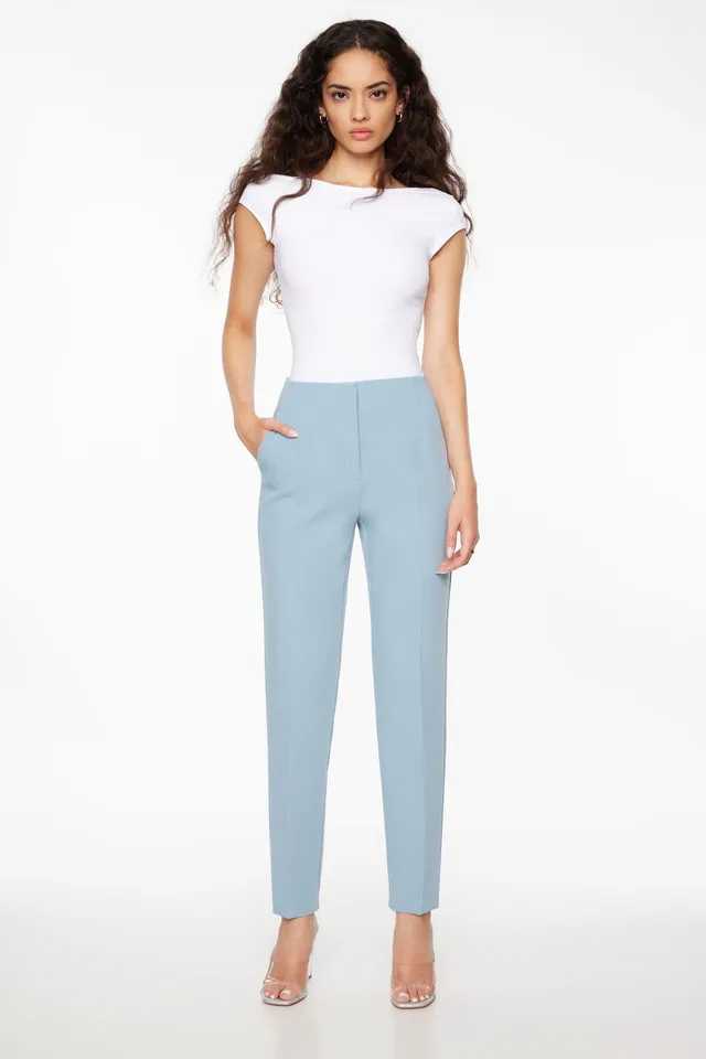 Zara, Pants & Jumpsuits, Zara Highwaisted Pants Blue Size S 79532420