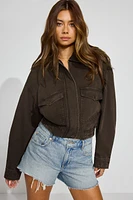 Blouson aviateur en sergé