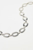 Bold Ovals Chain Belt