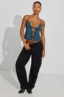 Tie Front Cami Top