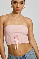 Pointelle Tube Top
