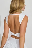 Twisted Open Back Top