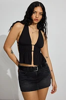 Plunge Flyaway Tank Top