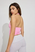 Sleek Plunge Halter Top