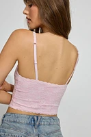 Haut bustier en dentelle
