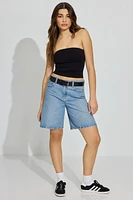 Short en denim « skater