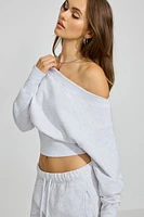 UltraFleece Off Shoulder Sweater